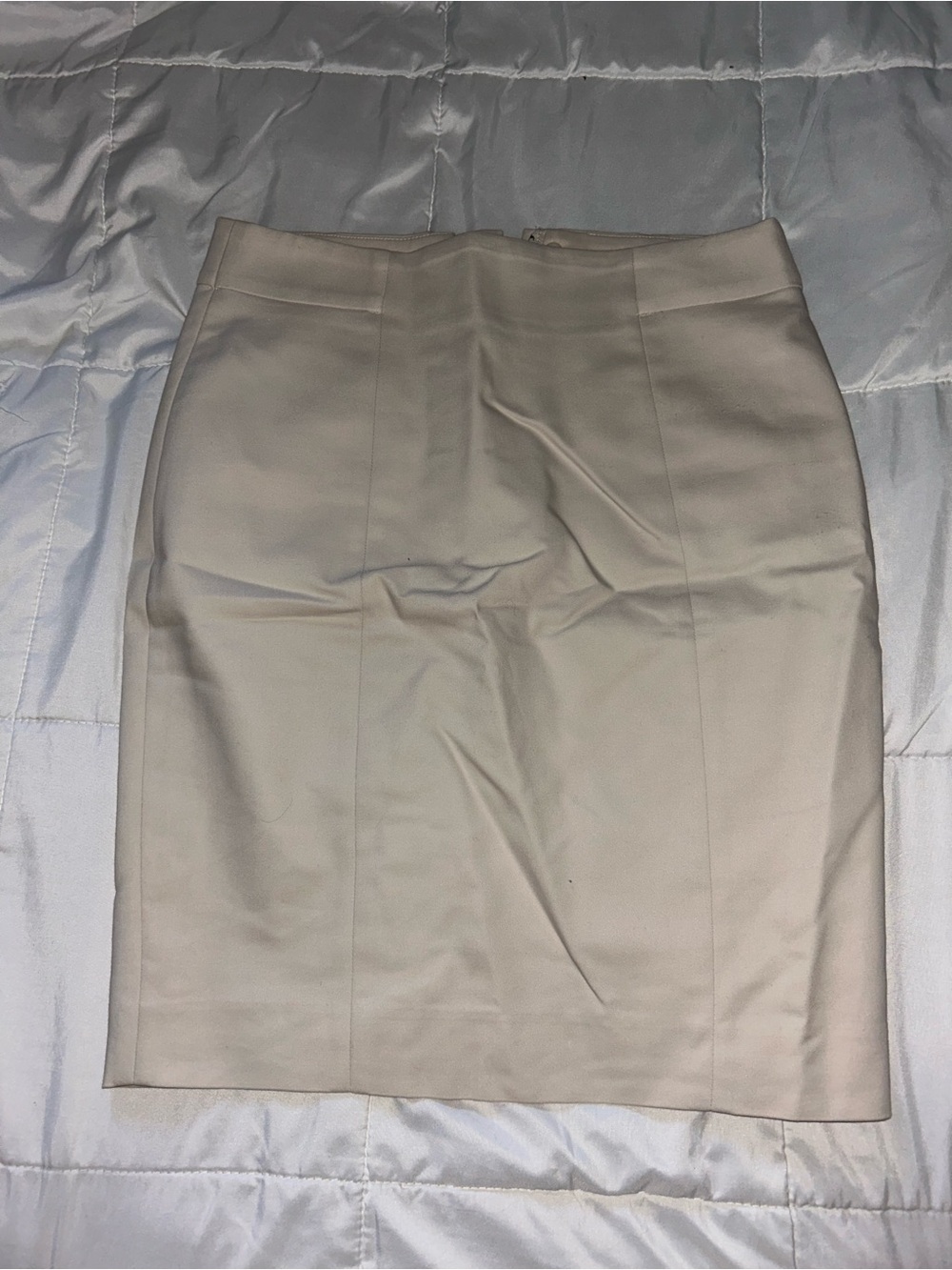 H&M Cream Pencil Skirt - Tailored High Waist